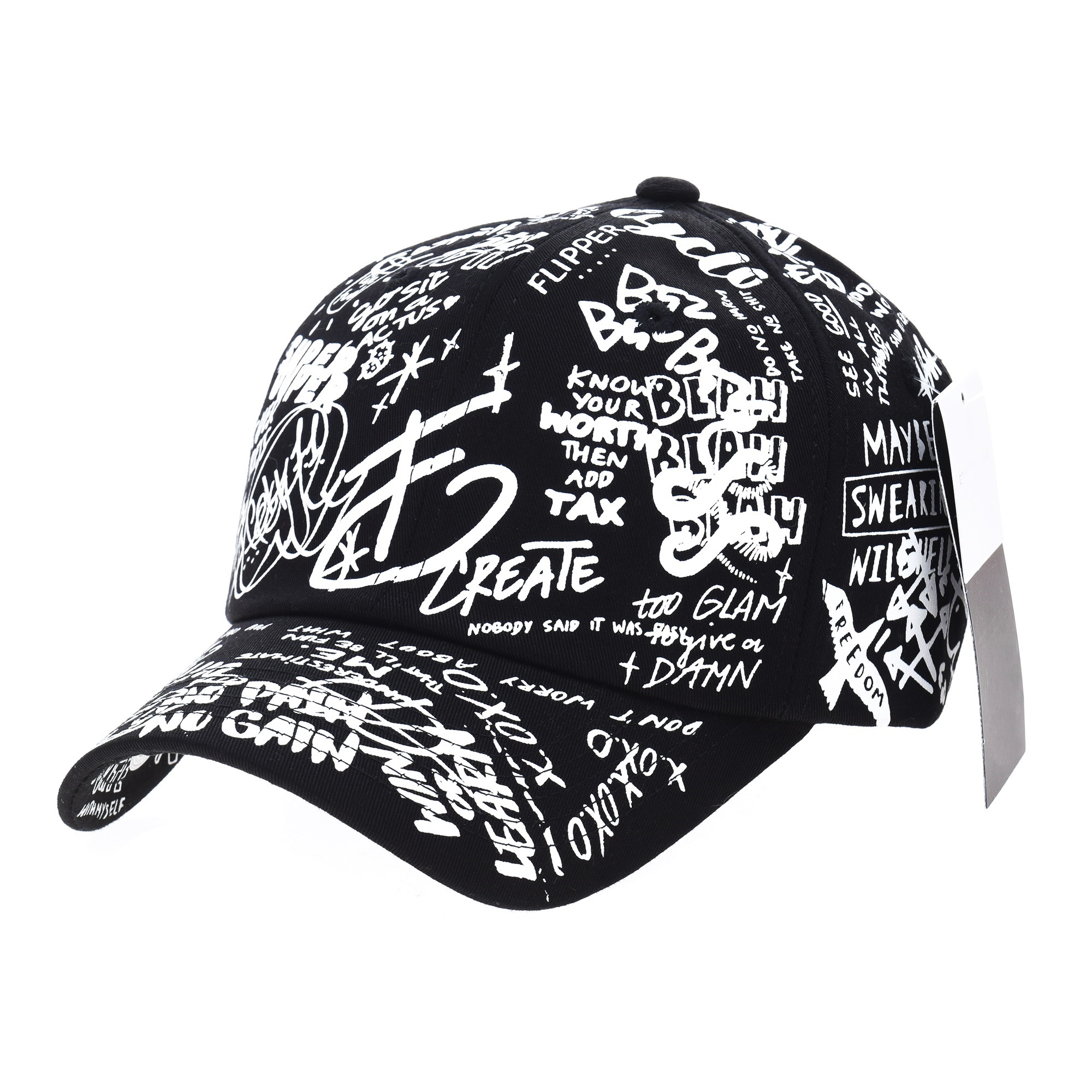 WITHMOONS Baseball Cap Graffiti Art Tattoo Graphic Hat AL1706 | eBay