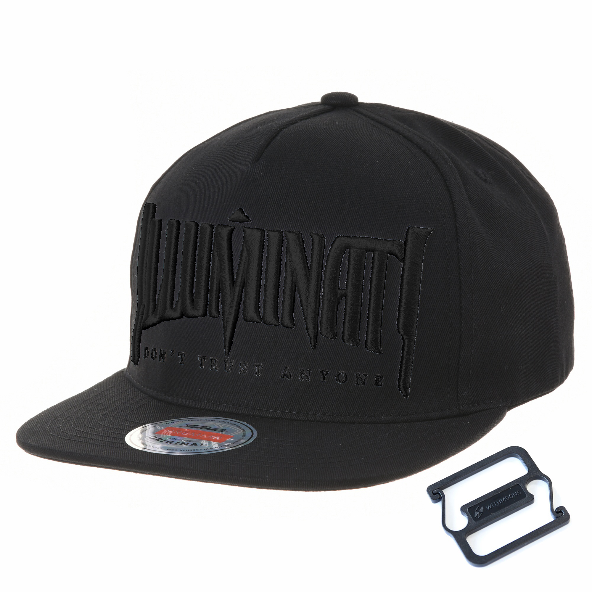 WITHMOONS Snapback Hat Illuminati Embroidery Hip Hop Baseball Cap ...